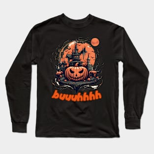 Buuhhhh-Halloween Haunt Long Sleeve T-Shirt